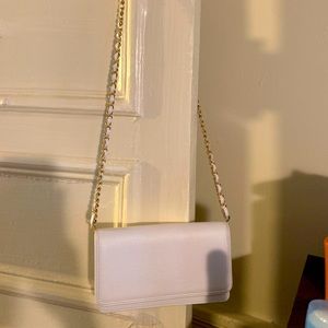 White Nordstrom Purse/Clutch